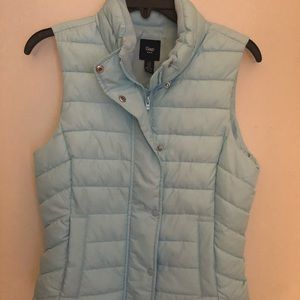 Women’s Gap Turquoise Blue Down Vest
